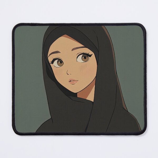 Item preview, Qatari woman, portrait | Anime style designed and sold by ComicsFactory.