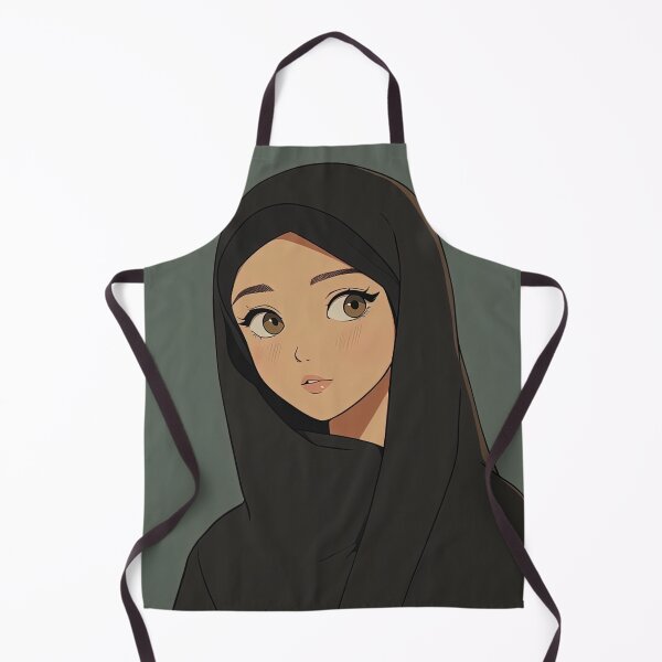 Aperçu de l'œuvre Portrait d'une femme qatarie | Style anime créée et vendue par ComicsFactory.