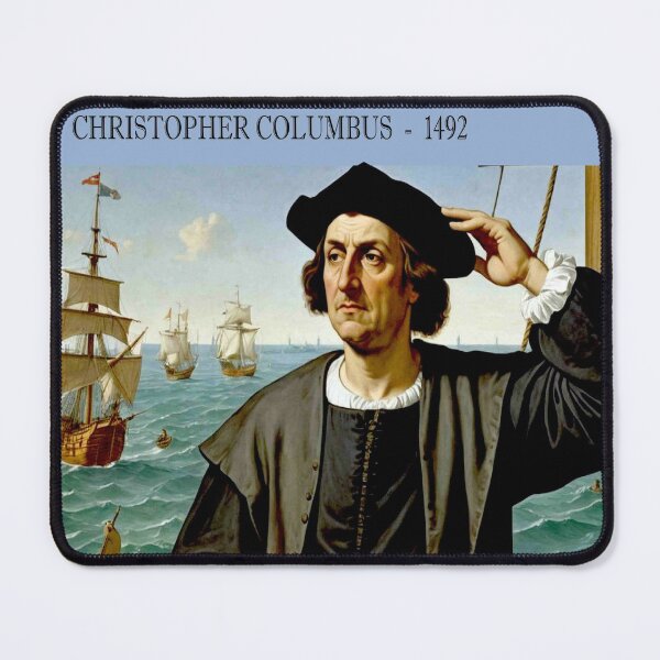 Item preview, Christopher Columbus Spanish Explorer That Discovered America Print designed and sold by posterbobs.