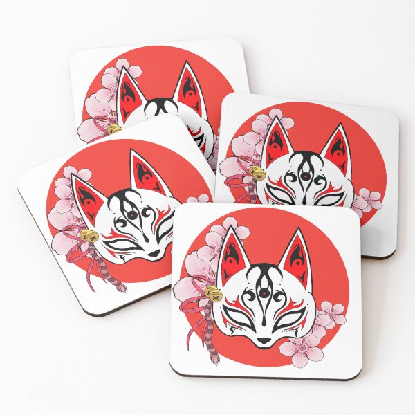 Item preview, Kitsune Mask designed and sold by WeebStoreTees.