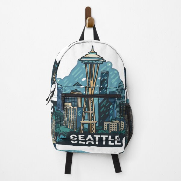 Artikelvorschau, Seattle, Regenstadt entworfen und verkauft von RainCitySticker.