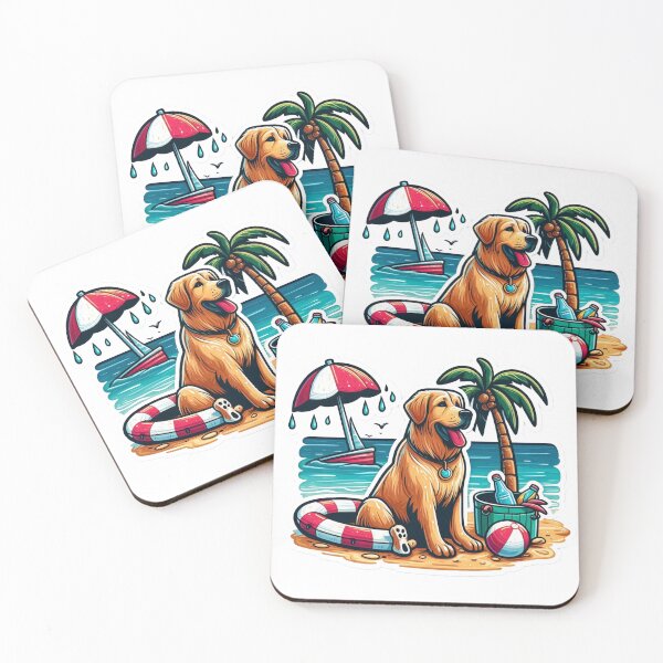 Item preview, Dog on the beach sticker designed and sold by dacks.