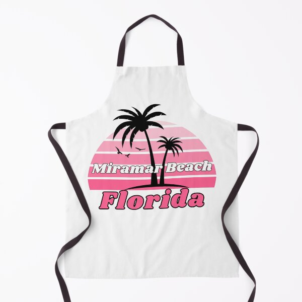 Item preview, Retro Cool Miramar Beach Florida Palm Tree at Sunset Souvenirs designed and sold by karmdaf.