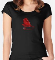 Unplug your heart Women's Fitted Scoop T-Shirt