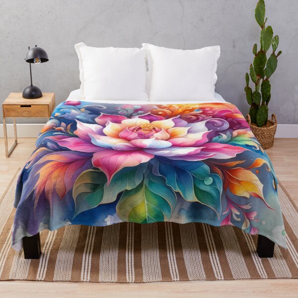 Item preview, Radiant Lotus: A Splash of Colorful Elegance designed and sold by Vitalka-uk.