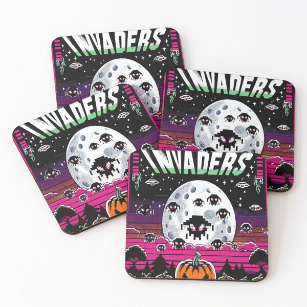 Item preview, Space Invaders Halloween Edition Retro Gaming designed and sold by KitonicTees.