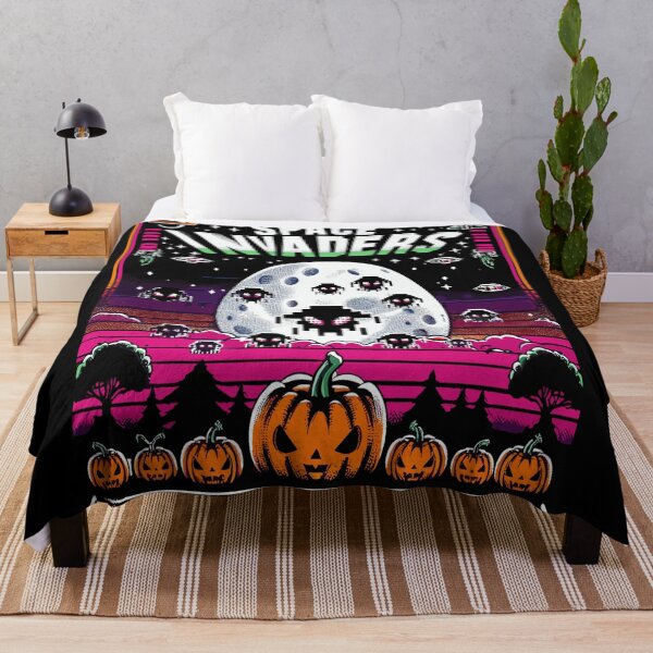 Item preview, Space Invaders Halloween Edition Retro Gaming designed and sold by KitonicTees.
