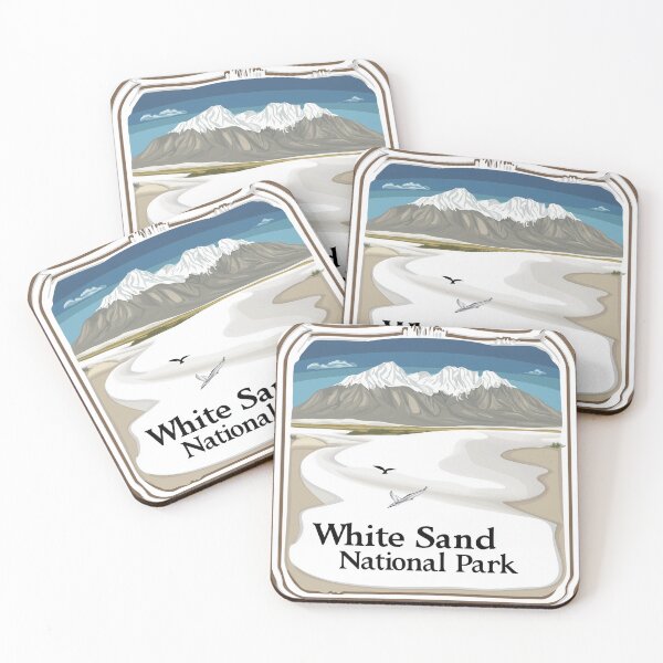 Item preview, Cartoon White Sand National Park designed and sold by FireRanger20.