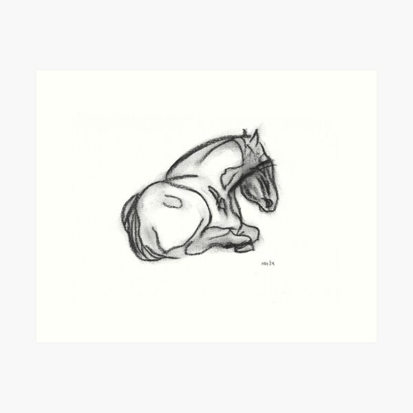 Item preview, Percheron in Repose designed and sold by mrHydeArt.
