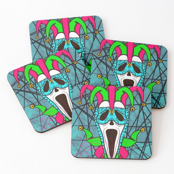 Item preview, Ghost Face Jester designed and sold by psych0Kr4ken.