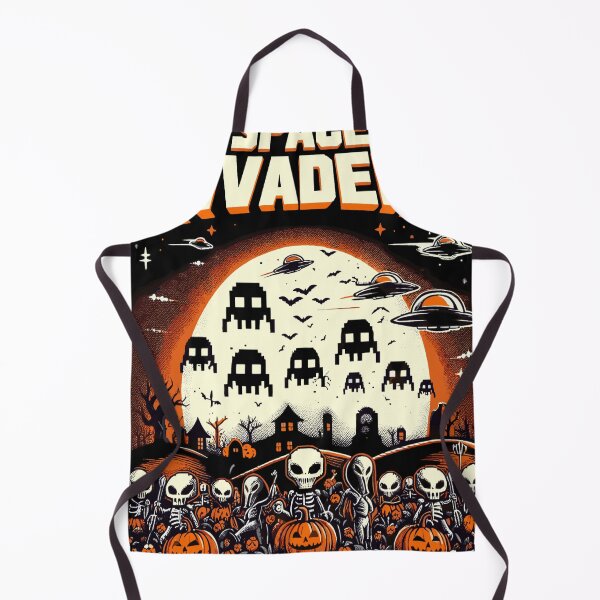 Item preview, Space Invaders Halloween Edition Retro Gaming designed and sold by KitonicTees.
