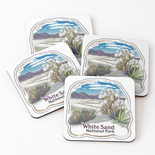Item preview, Cartoon White Sand National Park designed and sold by FireRanger20.