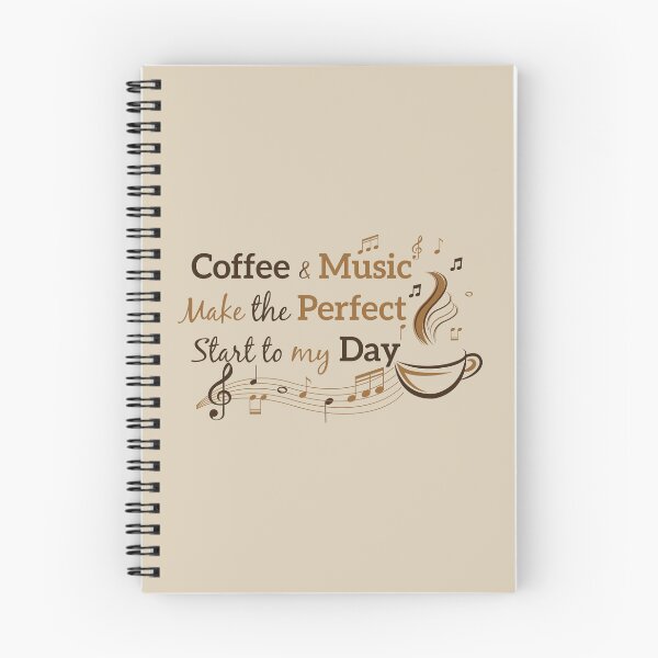 Item preview, Coffee and music make the perfect start to my day  designed and sold by ilyanadesign.