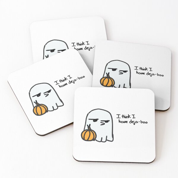 Item preview, *sip* ghost "Deja-Boo" designed and sold by Sribbles.