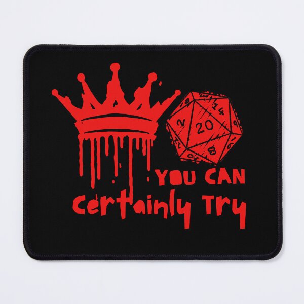 Item preview, You Can Certainly Try RPG Gamer, Dungeon Dice designed and sold by ketkacreations.