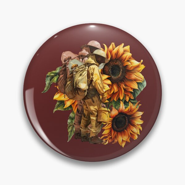 Item preview, Beekeeper and Flowers designed and sold by HematiteDesign.