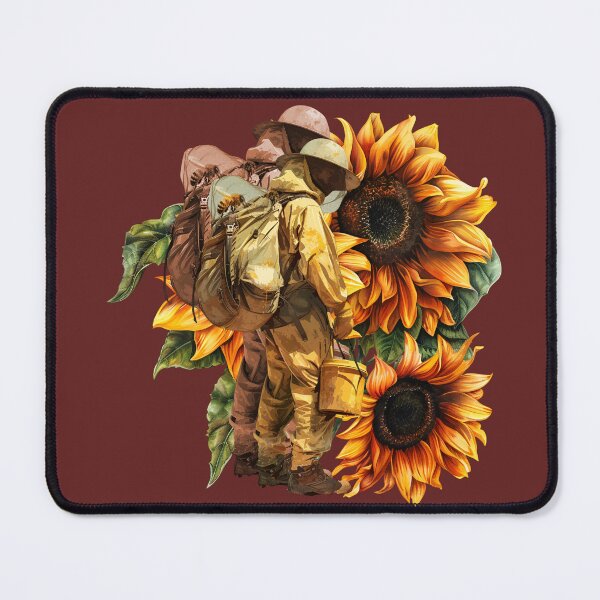 Item preview, Beekeeper and Flowers designed and sold by HematiteDesign.