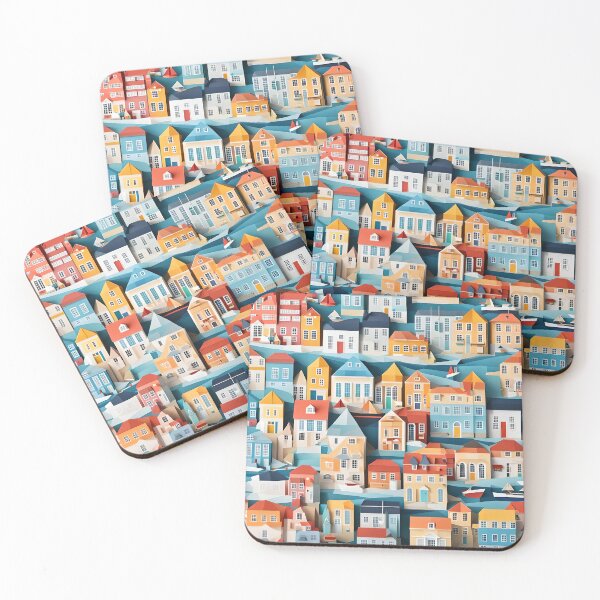 Item preview, Origami Art - Charming Retreat: Explore an English Seaside Town designed and sold by ArtfulFolds.