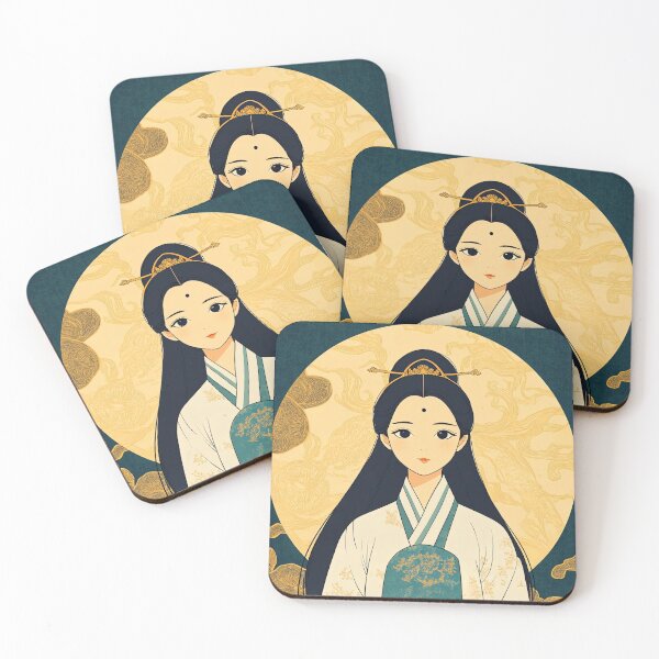 Item preview, Queen Seondeok, Korean mythology | Anime style designed and sold by ComicsFactory.