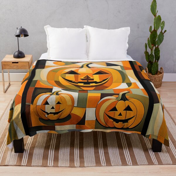 Item preview, Jack-o'-Lanterns Halloween Art designed and sold by Digitayaa.