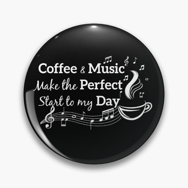 Item preview, Coffee and music make the perfect start to my day designed and sold by ilyanadesign.