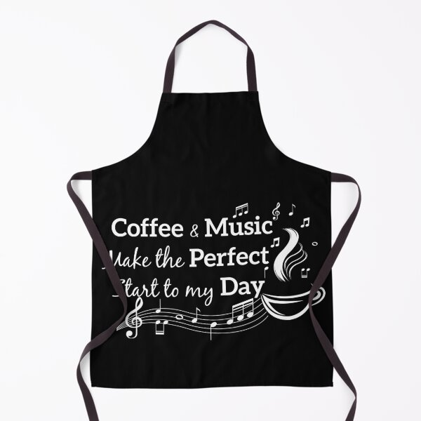 Aperçu de l'œuvre Coffee and music make the perfect start to my day créée et vendue par ilyanadesign.