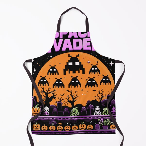 Item preview, Space Invaders Halloween Edition Retro Gaming designed and sold by KitonicTees.