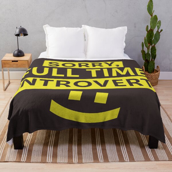 Item preview, Sorry Full Time Introvert Smile Introvert Sign designed and sold by Plant On Demand.