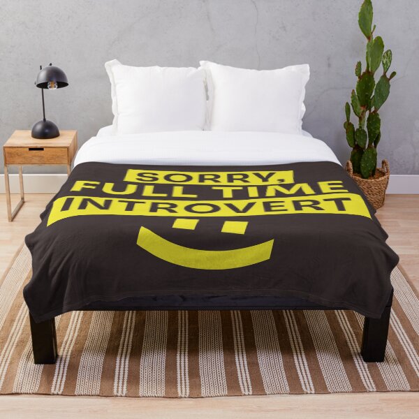 Item preview, Sorry Full Time Introvert Smile Introvert Sign designed and sold by Plant On Demand.