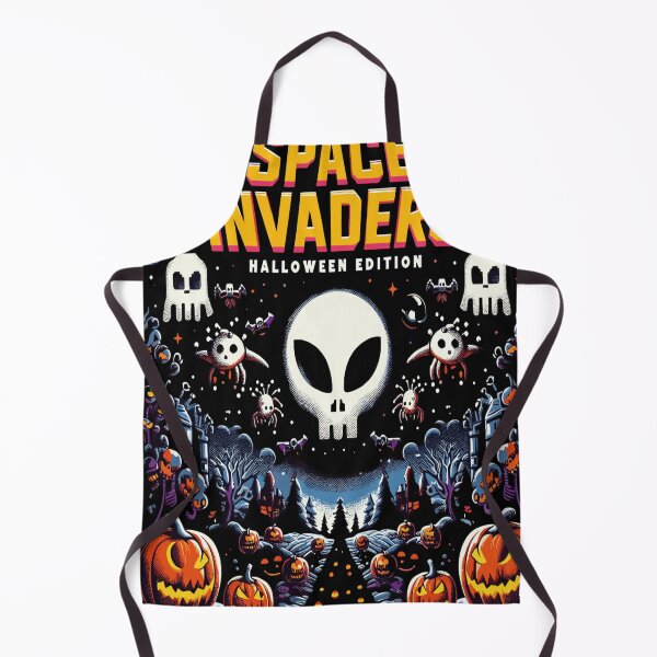 Item preview, Space Invaders Halloween Edition Retro Gaming designed and sold by KitonicTees.