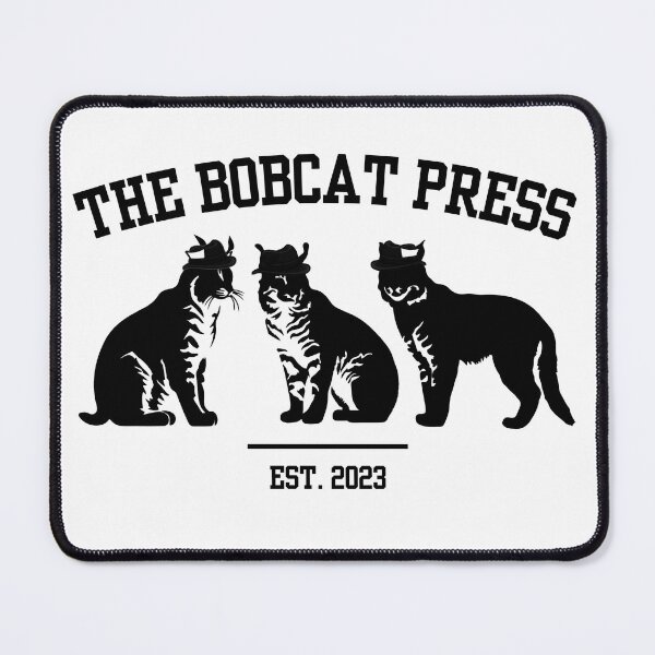 Item preview, The Bobcat Press College Style Design (Black) designed and sold by thebobcatpress.