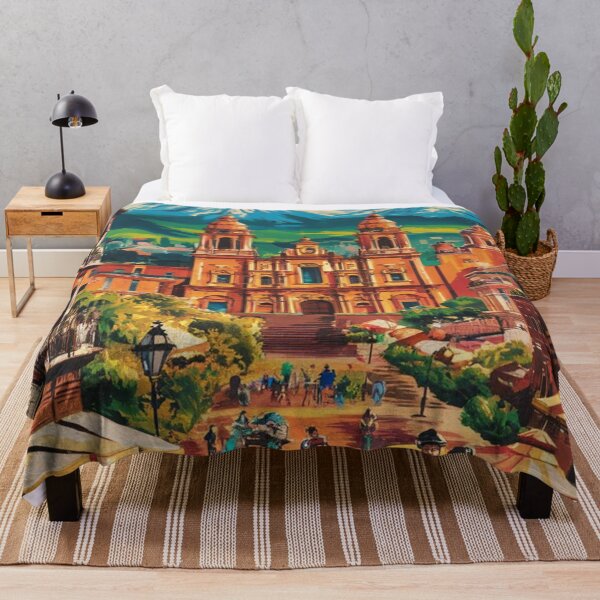 Item preview, Santiago Vintage Travel Poster designed and sold by TravelerRat.