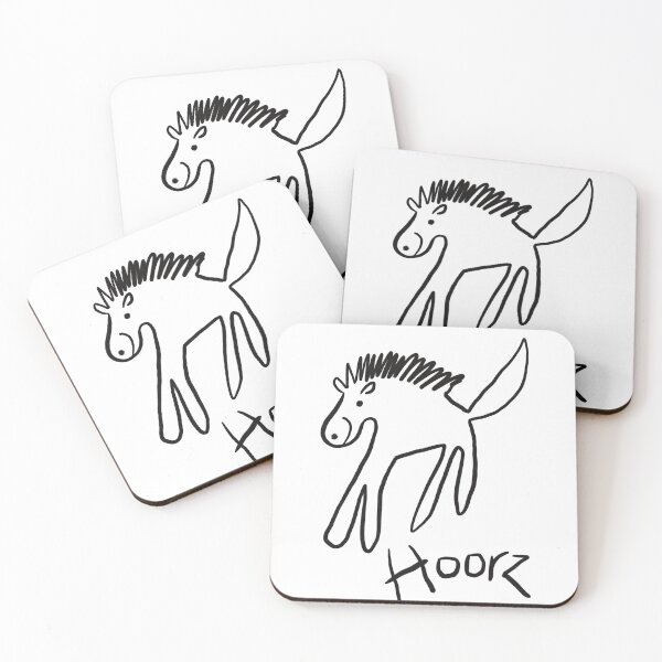 Item preview, Badly drawn animals: Hoorz designed and sold by Becstrates.