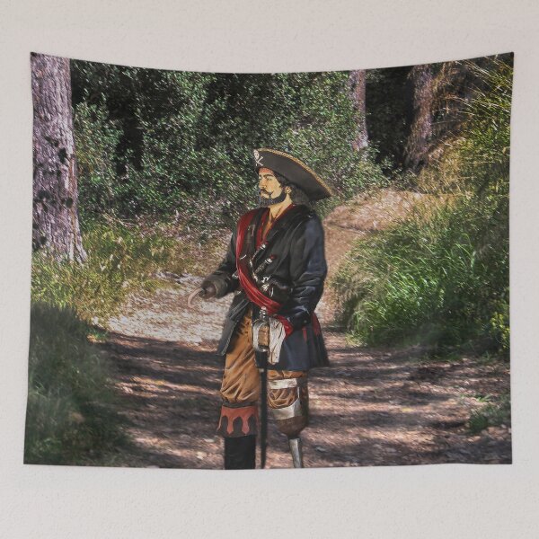 Item preview, Pirate Captain in the Woods designed and sold by heatherfriedman.