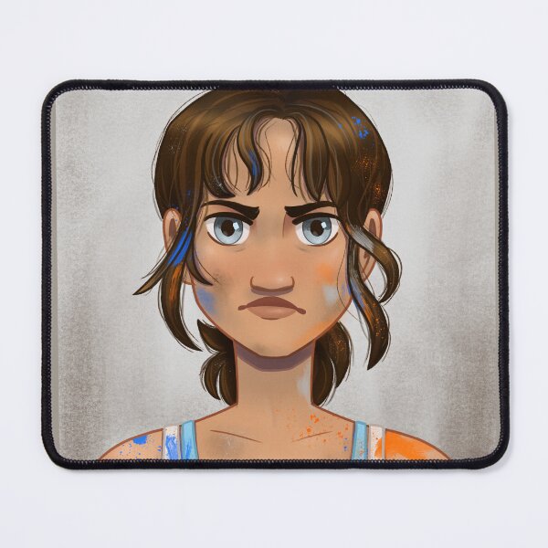 Item preview, Angry postapocalyptic woman  designed and sold by dahlia-autumn.