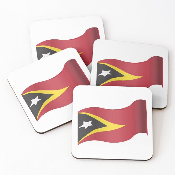 Item preview, Timor Leste Flag designed and sold by HarveyHandcraftsandDesigns.