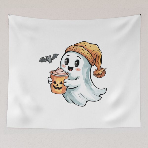 Item preview, Lindo fantasma de Halloween designed and sold by GlistenCorner.