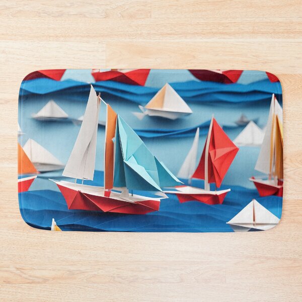 Item preview, Origami Art - Sails on the Horizon: A Gathering of Sailing Boats designed and sold by ArtfulFolds.