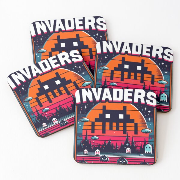 Item preview, Space Invaders Halloween Edition Retro Gaming designed and sold by KitonicTees.