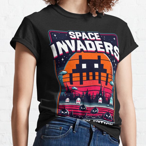 Item preview, Space Invaders Halloween Edition Retro Gaming designed and sold by KitonicTees.