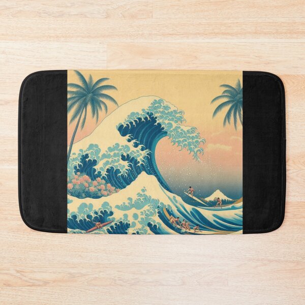 Item preview, Great Wave off Kanagawa Vintage Retro  designed and sold by SaltySurfgirl.