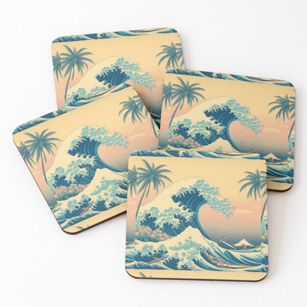 Item preview, Great Wave off Kanagawa Vintage Retro  designed and sold by SaltySurfgirl.