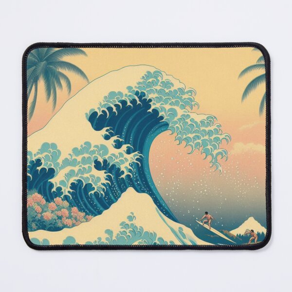 Item preview, Great Wave off Kanagawa Vintage Retro  designed and sold by SaltySurfgirl.