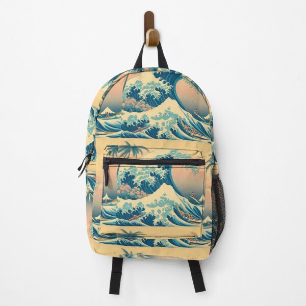Item preview, Great Wave off Kanagawa Vintage Retro designed and sold by SaltySurfgirl.