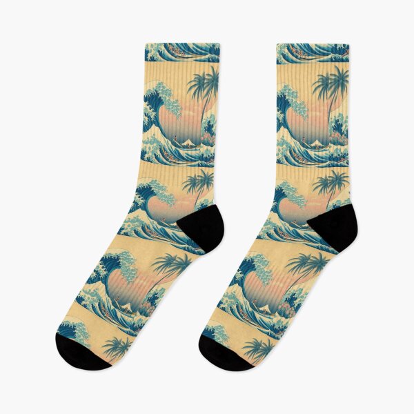 Item preview, Great Wave off Kanagawa Vintage Retro  designed and sold by SaltySurfgirl.