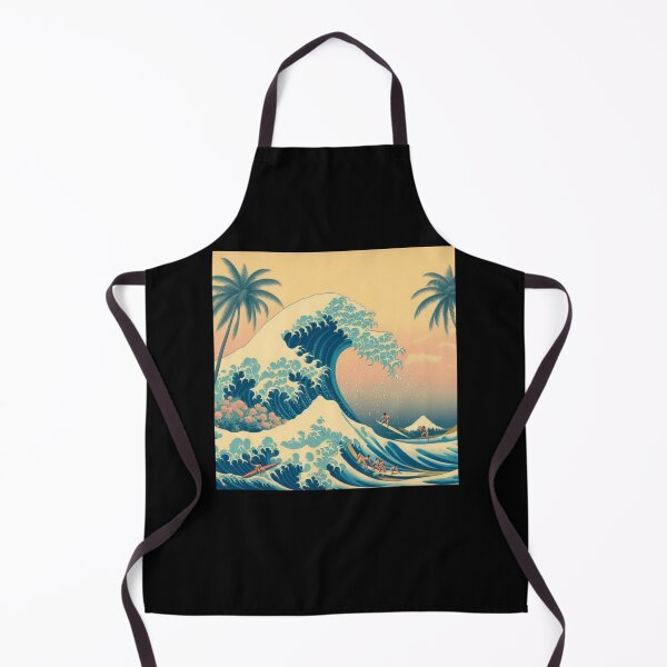 Item preview, Great Wave off Kanagawa Vintage Retro designed and sold by SaltySurfgirl.