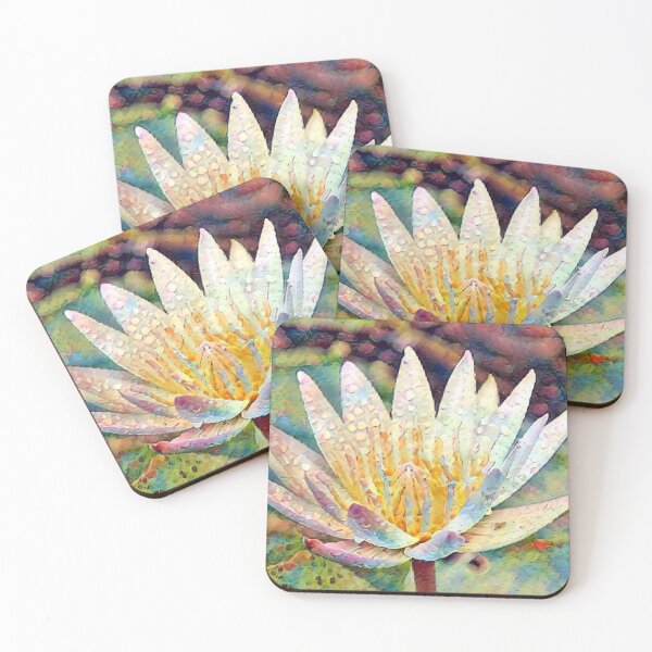 Item preview, water lily in the garden pond designed and sold by sid1802.