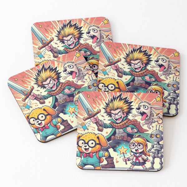 Item preview, Manga Mayhem: Heroes and Hijinks designed and sold by OpraOpra.