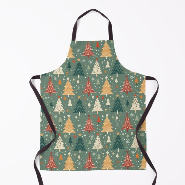 Item preview, Retro Christmas Tree Pattern designed and sold by ArtFactoryAI.