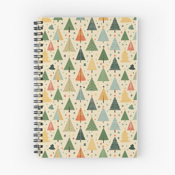 Item preview, Retro Christmas Tree Pattern designed and sold by ArtFactoryAI.